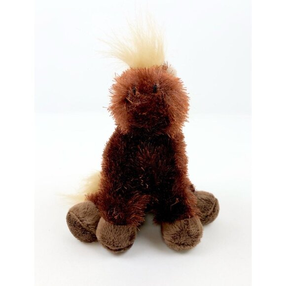 Webkinz Brown Fuzzy Horse Farm Stuffed Animal Plush Soft Toy Pet Ganz No Code - Picture 3 of 11